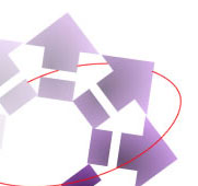 Fl�ches pointant dans plusieurs directions