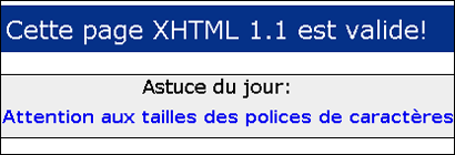Validateur W3C en français