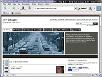 Capture d'écran sous Browsercam - résolution 800x600 - Mozilla 1.6 RedHat Linux 8.0