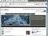 Capture d'écran sous Browsercam - résolution 800x600 - Mozilla 1.6 Mac OS X