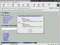Capture d'écran sous Browsercam - résolution 800x600 - Netscape 4.8 RedHat Linux 8.0