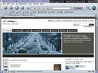 Capture d'écran sous Browsercam - résolution 800x600 - Netscape 7.0 RedHat Linux 8.0